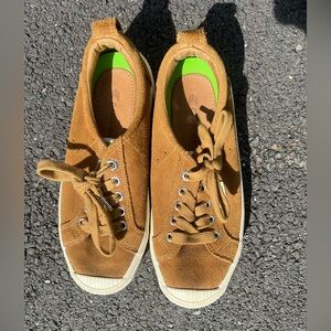 Tan sneakers